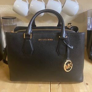 Michael Kors Large Pebbled Leather Satchel